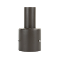Single Tenon Adapter for 4" and 5" Round Light Pole -  Vertical Bronze
