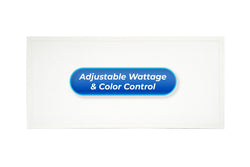 LED Panel Light Adjustable Wattage + Color Temperature - Backlit - 3500K (Warm White) / 4000K (Natural White) / 5000K (Daylight White) JLP Series - 12 Count